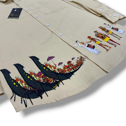 Men's Cotton Shirt and Dhoti ( Delivery in 23 -27 days)