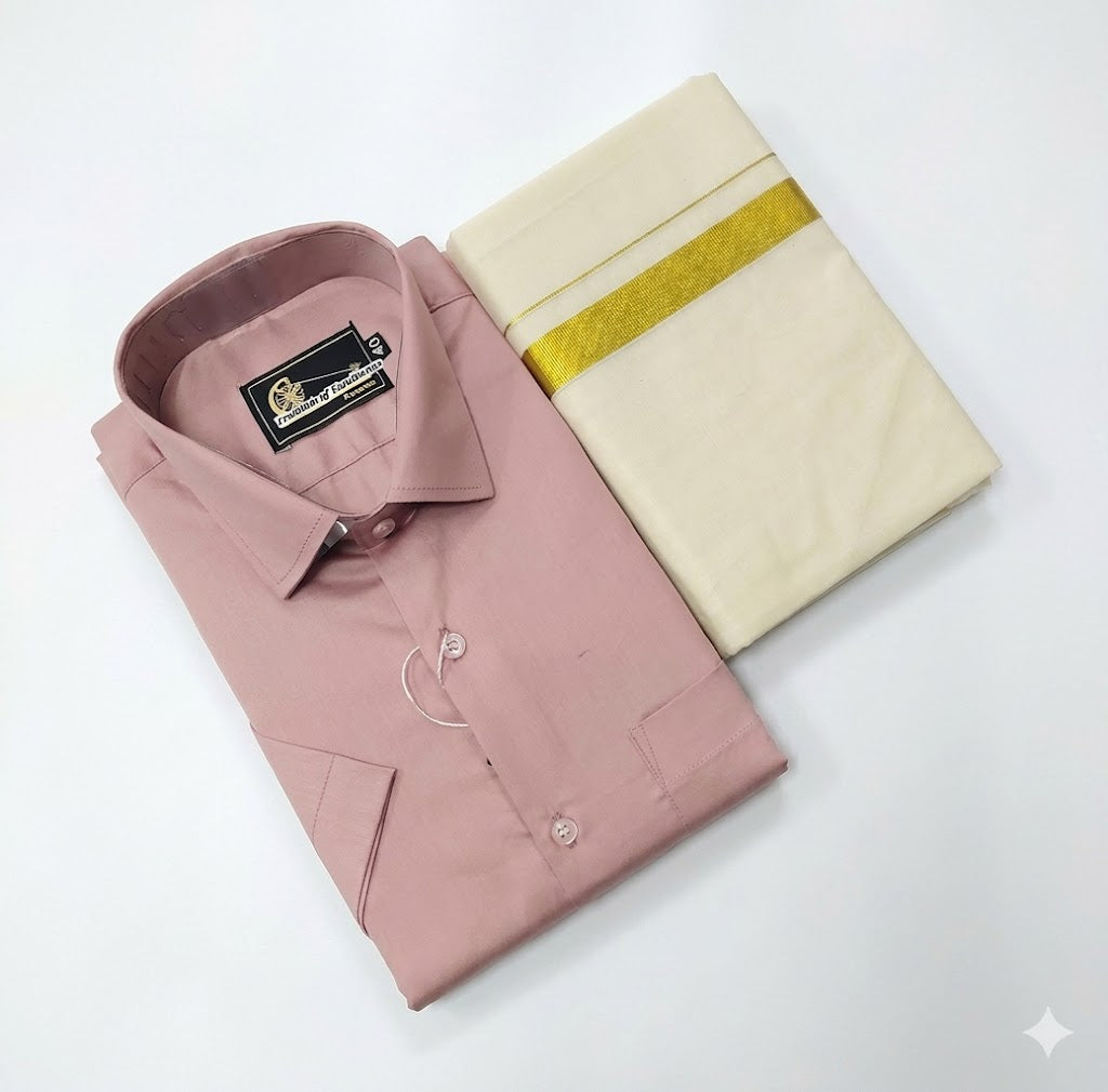 Men's Cotton Shirt and Dhoti