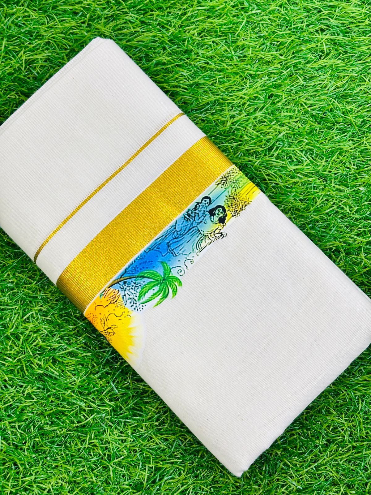 Pre Order: Men's Double Cotton Dhoti