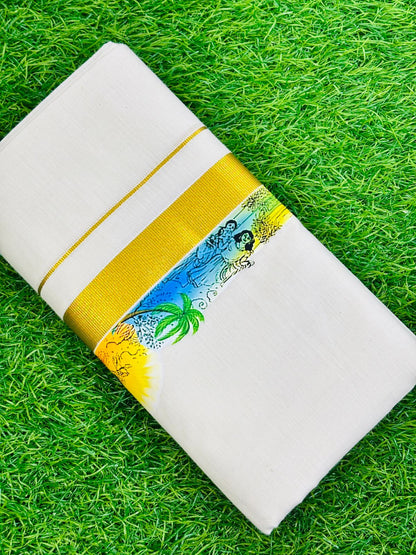 Pre Order: Men's Double Cotton Dhoti