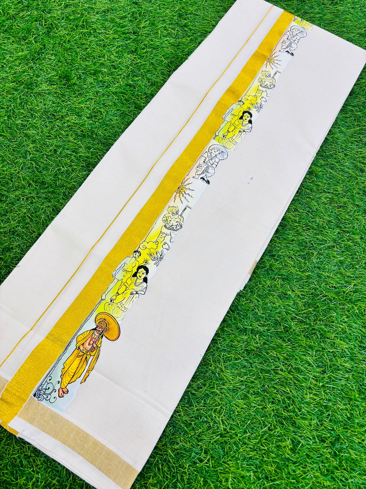 Pre Order: Men's Double Cotton Dhoti