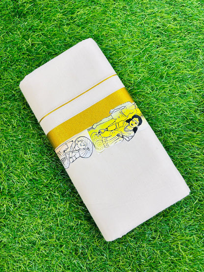 Pre Order: Men's Double Cotton Dhoti