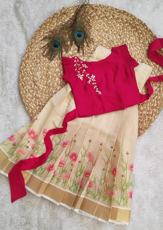 Kids Girls Skirt and Top(Delivery in 13 to 18days )