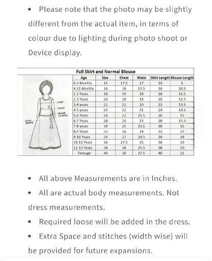 Kids Girls Skirt and Top(Delivery in 13 to 18days )