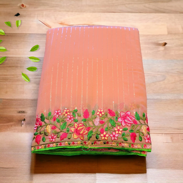 Women's Semi Organza Silk Saree