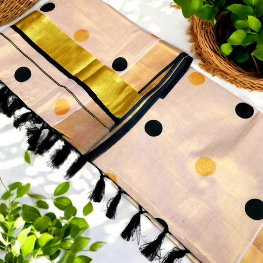 Pre Order: Tissue Silk Kerala Saree