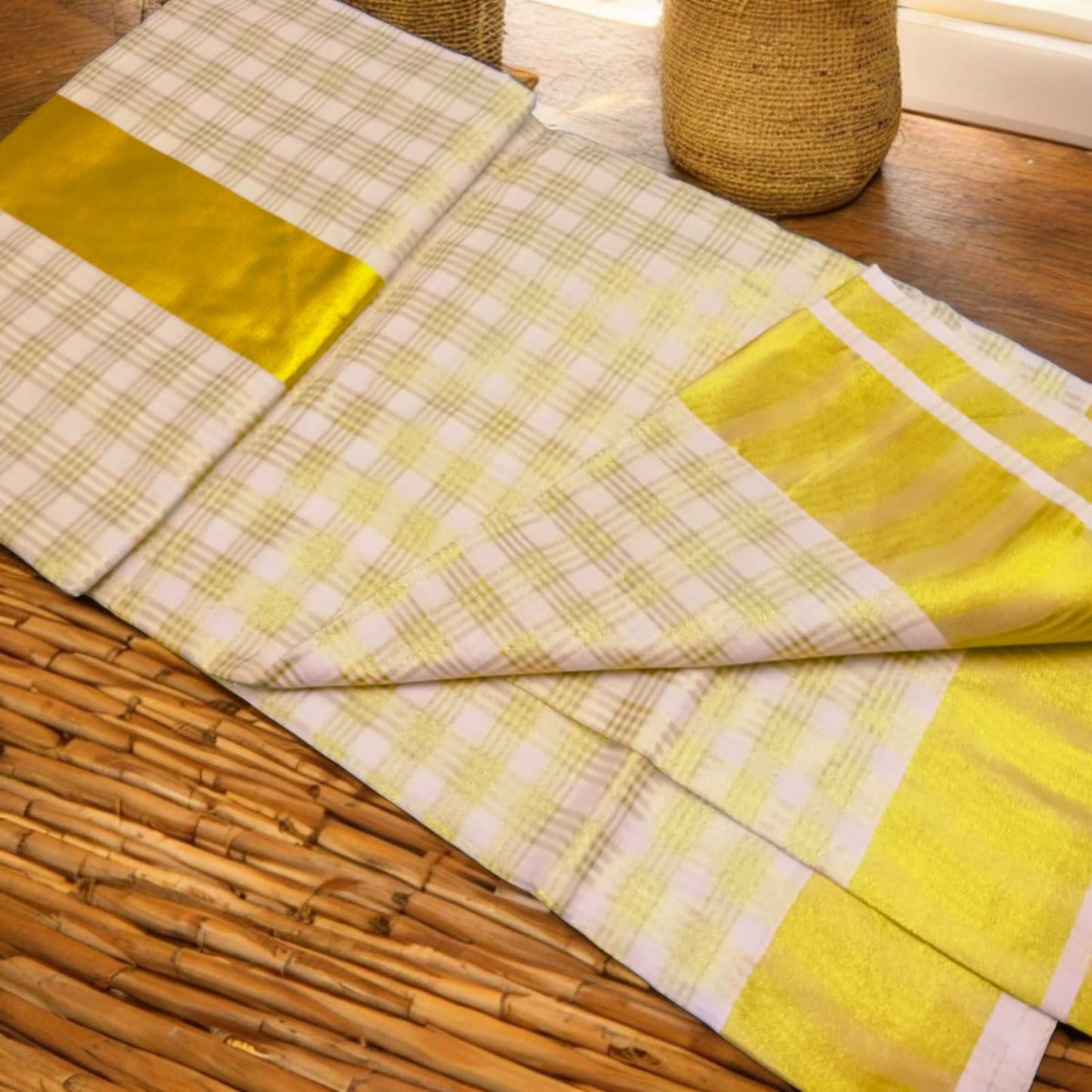 Pre Order: Kerala Kasavu Saree