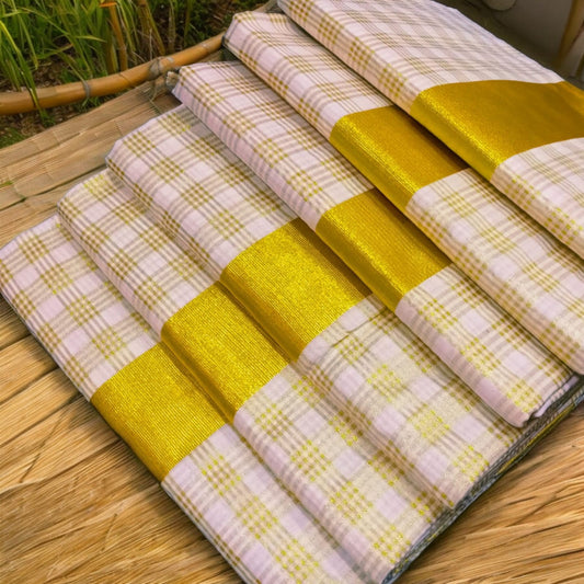 Pre Order: Kerala Kasavu Saree