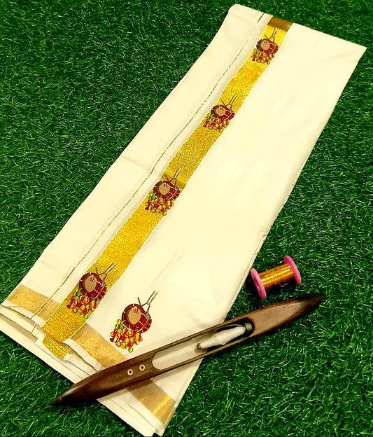 Pre Order: Men's Double Cotton Dhoti