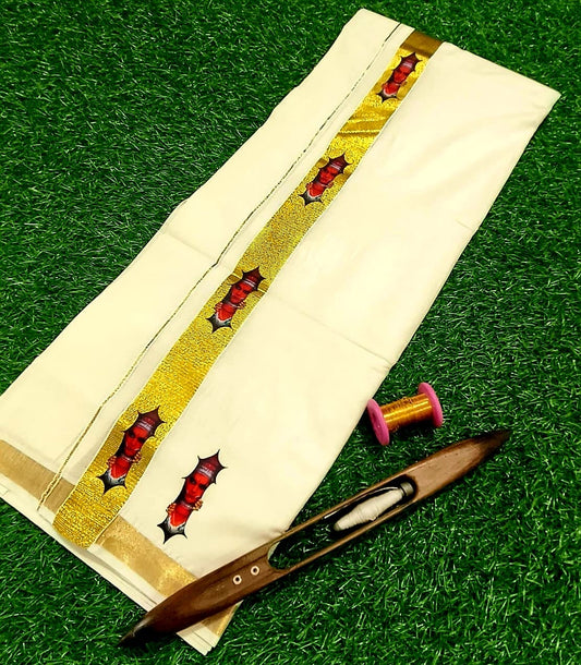 Pre Order: Men's Double Cotton Dhoti