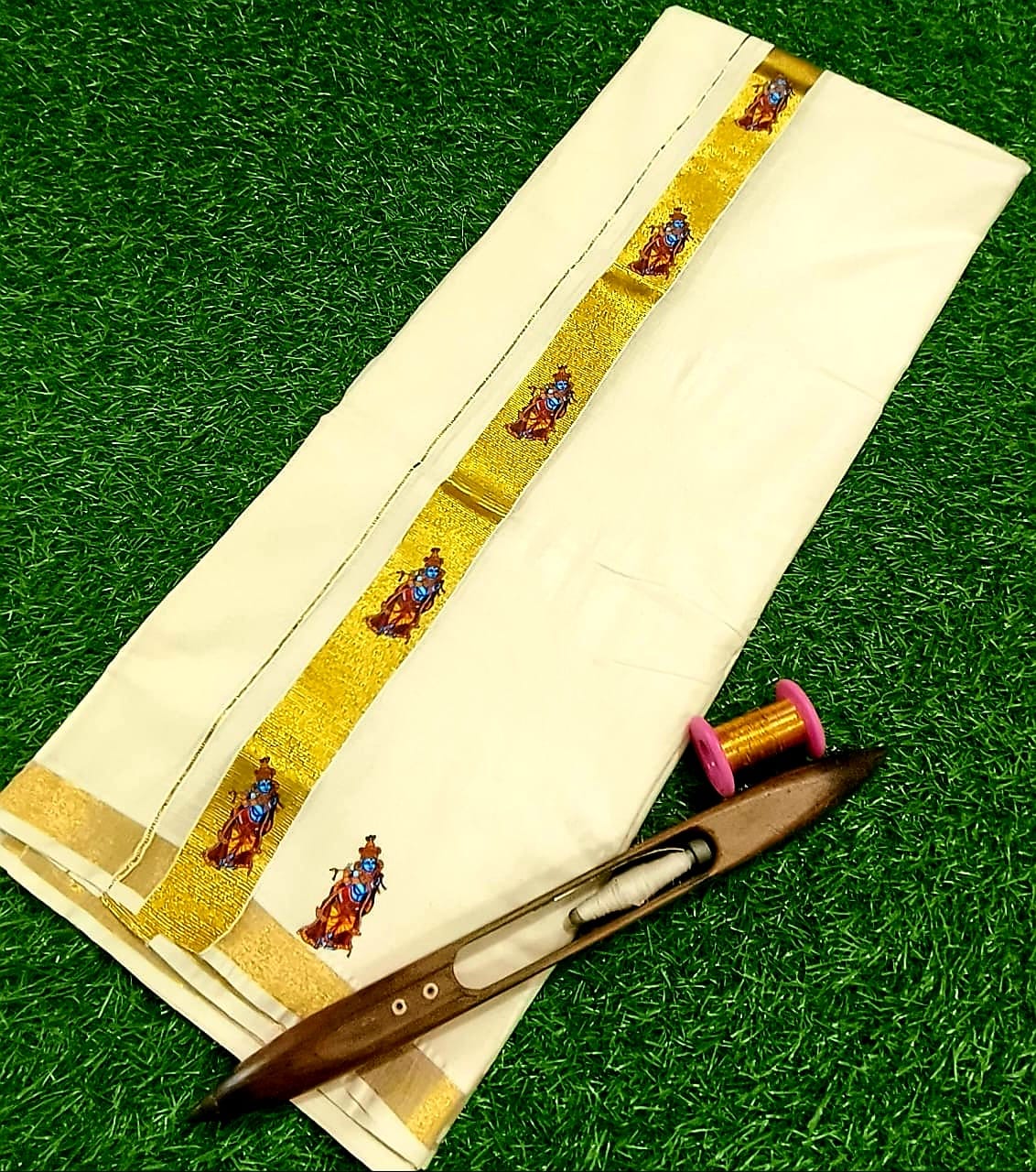Pre Order: Men's Double Cotton Dhoti