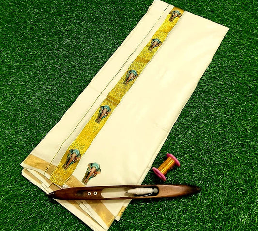 Pre Order: Men's Double Cotton Dhoti