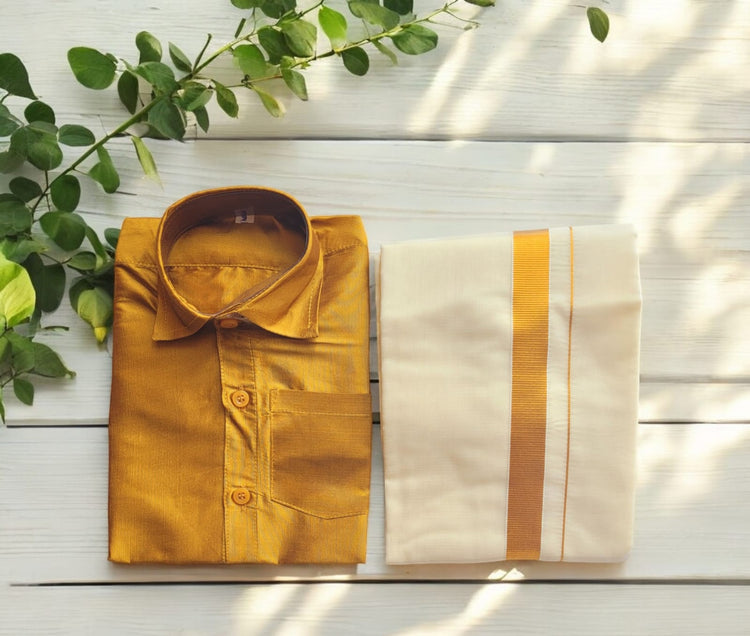 Shirt and Dhoti For Boys